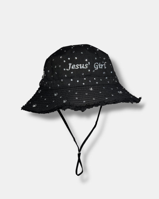 Jesus’ Girl Rhinestone Bucket Hat